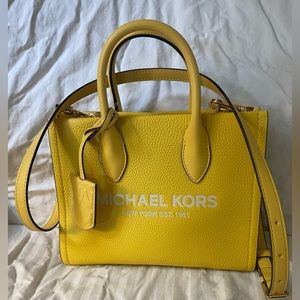 Michael Kors small Mirella in yellow daffodil